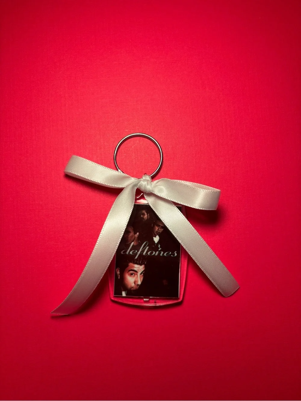 Handmade double sided keychain- Deftones
